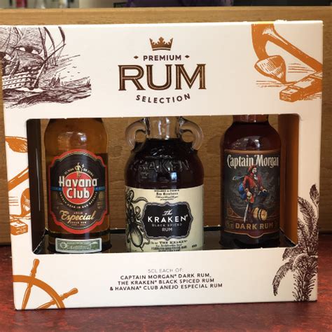 spiced rum miniatures gift set.